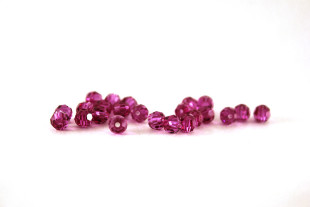 Бусины Чехия "PRECIOSA" бусины 451-19-602 6 мм 12 шт пурпурный/fuchsia