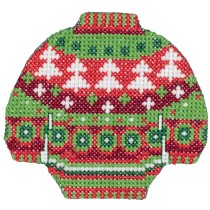 " Klart" набор для вышивания 8- 396 " Свитер с елками" 