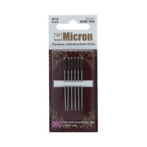 Иглы для шитья ручные " Micron" гобеленовые KSM- 506 в блистере 6 шт. 18