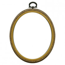 Пяльцы Gamma PHO- 080 пластик РАМКА овал ( 8" х 10" ) 20 х 25 см под дерево