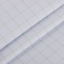 Канва K04R " Gamma" Aida №14 цв. 92% хлопок, 8% терилен 150 x 100 см ± 2 см голубой в клетку ( бл. бл. голубой) 